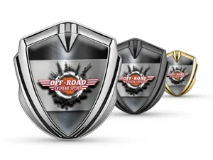 Badge Logo 3D Look Corse Lucido Scudo 3D